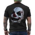 怖い顔 メンズTシャツ バックプリント