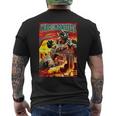 怪獣戦争 怪獣ホラー メンズTシャツ バックプリント