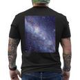 星空・宇宙・銀河《フルビッグプリント》【天体観測シリーズ】おしゃれ かっこいい デザイン メンズTシャツ バックプリント