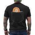 暗号、ビットコイン、イーサリアム、ブルラン。 メンズTシャツ バックプリント