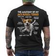 犬の飼い主のための面白いジャック ラッセル テリア ガッシメンズTシャツ バックプリント
