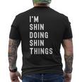 私はhinです。Shin が行うことを行う。 メンズTシャツ バックプリント