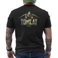 米軍 トムキャット 飛行機 航空 メンズTシャツ バックプリント