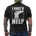 面白いacl膝手術 I Kneed Help 膝半月板ギフト メンズTシャツ バックプリント