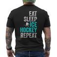 面白いアイスホッケーのシャツ アイスホッケー メンズTシャツ バックプリント