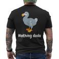 面白いドードーと言って：何もすることはありません。面白いドードーモチーフ メンズTシャツ バックプリント