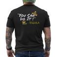 飲酒 アルコール You Can Do It テキーラ ドランカー メンズTシャツ バックプリント