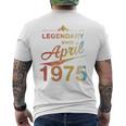 50Th Birthday 1975年4月生まれ 50歳 ヴィンテージ 長袖tシャツ メンズTシャツ バックプリント