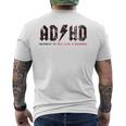Ashdがadhdハイウェイをヘイルック・ア・リスに贈るおもしろいadhd メンズTシャツ バックプリント