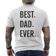 Best Dad Ever シャツ Daddy 父の日 メンズTシャツ バックプリント