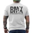 Bmxビンテージバイクファンの贈り物少年少女自転車bmx メンズTシャツ バックプリント