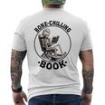 Bone-Chilling 本 スケルトン 読書 ブックワームブックラバーズ 長袖tシャツ メンズTシャツ バックプリント