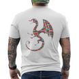 Book Lover Bookworm Reading Books Dragon 長袖tシャツ メンズTシャツ バックプリント