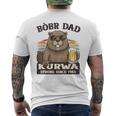 Bòbr Dad Kurwatrongince 1986 Bòbr Kurwa Birthday メンズTシャツ バックプリント