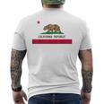 California Republic ノベルティ カリフォルニアベア カリフォルニアフラッグ メンズTシャツ バックプリント