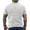 Carpenter's Craft Guildignymbol On Chest T-Shirt mit Rückendruck