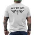 Cicada 3301 シャツ 面白い Cicadas Computer Geek メンズTシャツ バックプリント