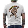 D-Pole Longtick Bigfoot Lacrosse Player Laxsquatch メンズTシャツ バックプリント