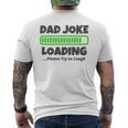 Dad Joke Loading Please Try To Laugh 面白い父の日 長袖tシャツ メンズTシャツ バックプリント