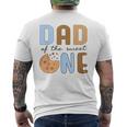 Dad Of Theweet One クッキーとミルク 1歳の誕生日パーティー メンズTシャツ バックプリント