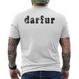 Darfur Africa メンズTシャツ バックプリント