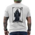 Death Tarot Card 13 Craft Gothic Reaper Aesthetic メンズTシャツ バックプリント