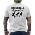 Dodgballquad Dodge Ball Game メンズTシャツ バックプリント