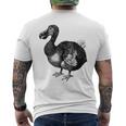 Dodo Bird 鳥類学 鳥 メンズTシャツ バックプリント