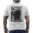 Dr Caligari ハロウィンモンスターポスター ヴィンテージホラー映画 メンズTシャツ バックプリント