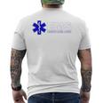 Emstar Of Life 救急医療サービス パラメディック Emt メンズTシャツ バックプリント