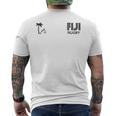 Fiji RugbyFor Rugby Ball Players メンズTシャツ バックプリント