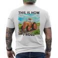 Farming Farmers This Is How I Roll トラクター メンズTシャツ バックプリント