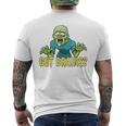 Got Brains Hungry Zombie ハロウィン 漫画 ゾンビ メンズTシャツ バックプリント