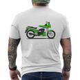 Gpz900r クラシックバイク モーターサイクリスト オートバイ メンズTシャツ バックプリント