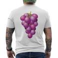 Grapes 葡萄 コスチューム シャツ メンズTシャツ バックプリント