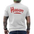 Heaven ビンテージスタイル メンズTシャツ バックプリント