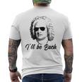 I'll Be Bach バッハ 音楽 クラシック 面白い 格言 メンズTシャツ バックプリント