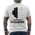 I'm Artificial Intelligence Ai人工知能 メンズTシャツ バックプリント