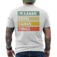 I'm Kawan Doing Kawan Things 面白い名言 長袖tシャツ メンズTシャツ バックプリント
