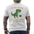 I'm Not Broke Top For Friend Withhort Arms Joke 長袖tシャツ メンズTシャツ バックプリント