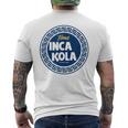 Inca Kola ペルーゴールデンコーラ バブルガム クリームソーダ メンズTシャツ バックプリント