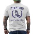 Introverted Antiocial Club 長袖tシャツ メンズTシャツ バックプリント