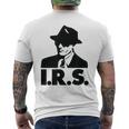 IRS レコード メンズTシャツ バックプリント