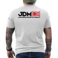 Jdmライジングサン メンズTシャツ バックプリント