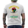 Junenth Breaking Every Chainince 1865 Fist Pride 長袖tシャツ メンズTシャツ バックプリント