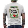 Ketchup ハロウィンコスチューム トマトマッチング ハロウィンケチャップ メンズTシャツ バックプリント