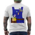 Last Minute Cleaner ハロウィンワーカーズグループコスチューム メンズTシャツ バックプリント