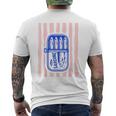 Les Sardines Fisherman Aesthetic Coastal Sardine Tinned Fish Men's T-shirt Back Print