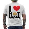 I Love Heart ホットケーキ パンケーキ Flapjacks Can Not Lie Foodie メンズTシャツ バックプリント