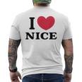 I Love Nice アイ・ラブ・ニース メンズTシャツ バックプリント